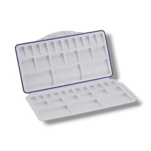 Khyati Airtight Color Mixing Plate,21 Color compartments (Single Pack)