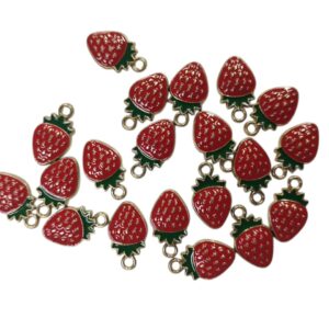 Charms Strawberry Design ( 1 pcs )