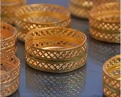 Golden Metal Katori For T Light