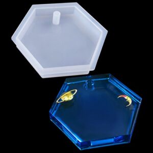 Jags Silicone Mould Hexagon Shape Keychain JSM137