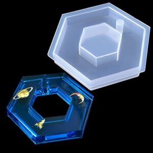 Jags Silicone Mould Desing Hexegon Shape Keychain JSM145