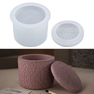 Jags Silicone Mould Round Shape Jewellery Box JSM52