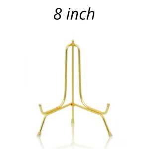 Metal Folding Stand Golden 8 Inch