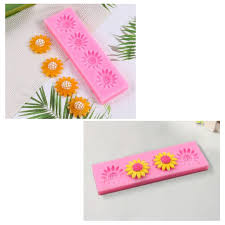 4 Cavity Daisy/Sunflower Flower For Candle