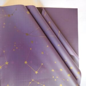 Bouquet Paper - Purple with Stars