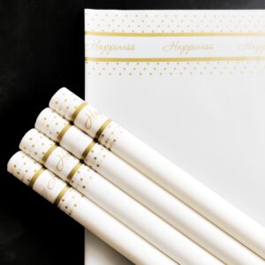 Bouquet Paper - White Happiness Golden