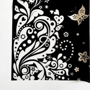 Bouquet Paper - Black Floral