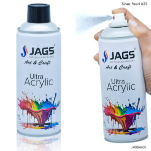 Jags Spray Ultra Acrylic 400ml Silver Pearl 631 J400M631
