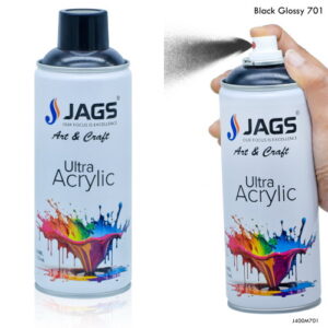 Jags Spray Ultra Acrylic 400ml Black Glossy 701 J400M701