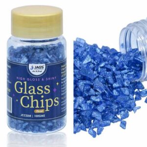 Jags Colour Coating Glass Chips 100Gram FiroziGlitter JCCG04
