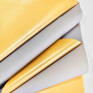 Grey Gold Line Bouquet Paper