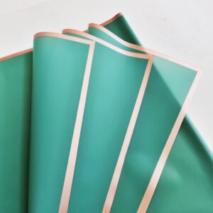Green Matte Bouquet Paper